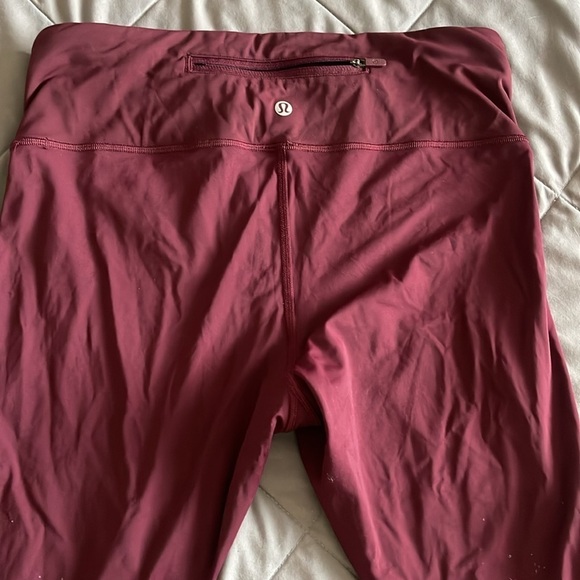 Lululemon Athletica Speed Wunder Mid-Rise Tight 28" *Speckle Shine Size 10 - Picture 6 of 7